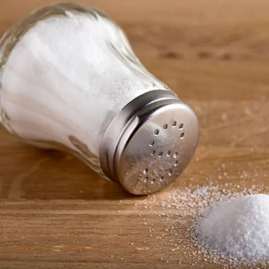 toppled salt shaker