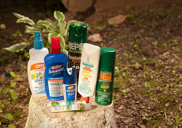 DEET products, mosquito repellent